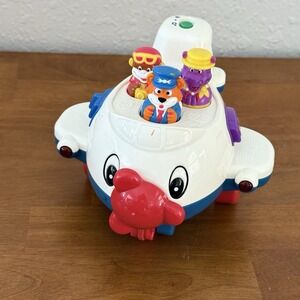 Vtech Peek A Boo Plane Pop‎ Up Toy Great 123 Musical Pilot Flyers UNTESTED T71